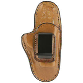 Bianchi 100 Professional Leather IWB holster with tan finish.